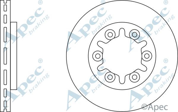 APEC BRAKING Тормозной диск DSK2989